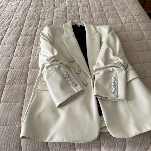 Veronica Beard Beacon Dickey Jacket Ecru NWT